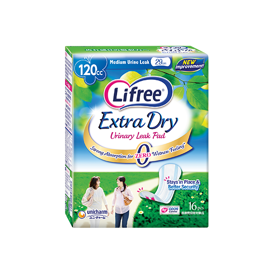 Lifree Extra Dry Pad 120cc Package Image