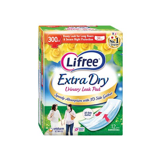Lifree Extra Dry Pad 300cc Package Image